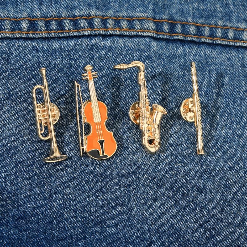 Musical Instrument In Orchestra - 【Peace】1Pc Symphony Orchestra Badge Funny Musical