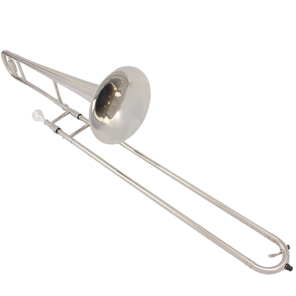 Musical Instrument In Orchestra - Beginner B‑flat Alto Trombone Silver Brass