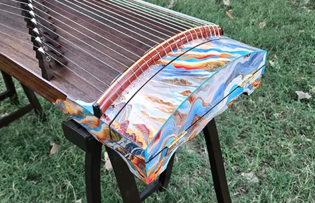 Guzheng 125cm, 21 Strings, Mou - Musical Instrument Guzheng 评论和价格