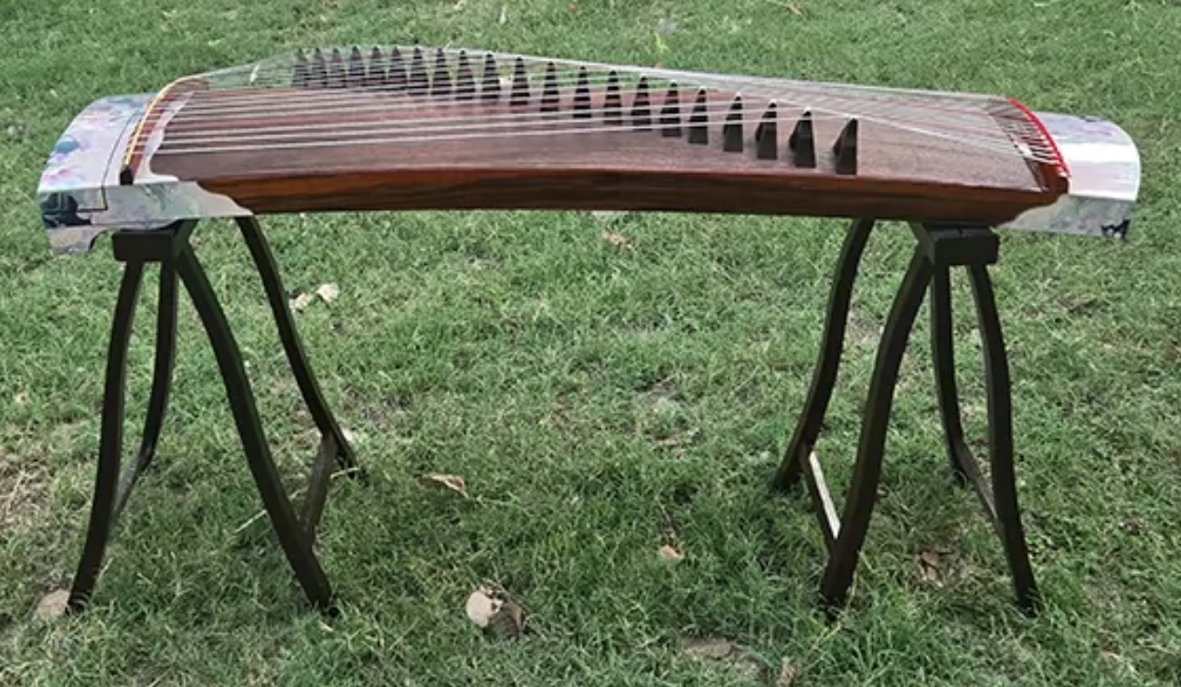 Guzheng 125cm, 21 Strings, Whi - Musical Instrument Guzheng 评论和价格