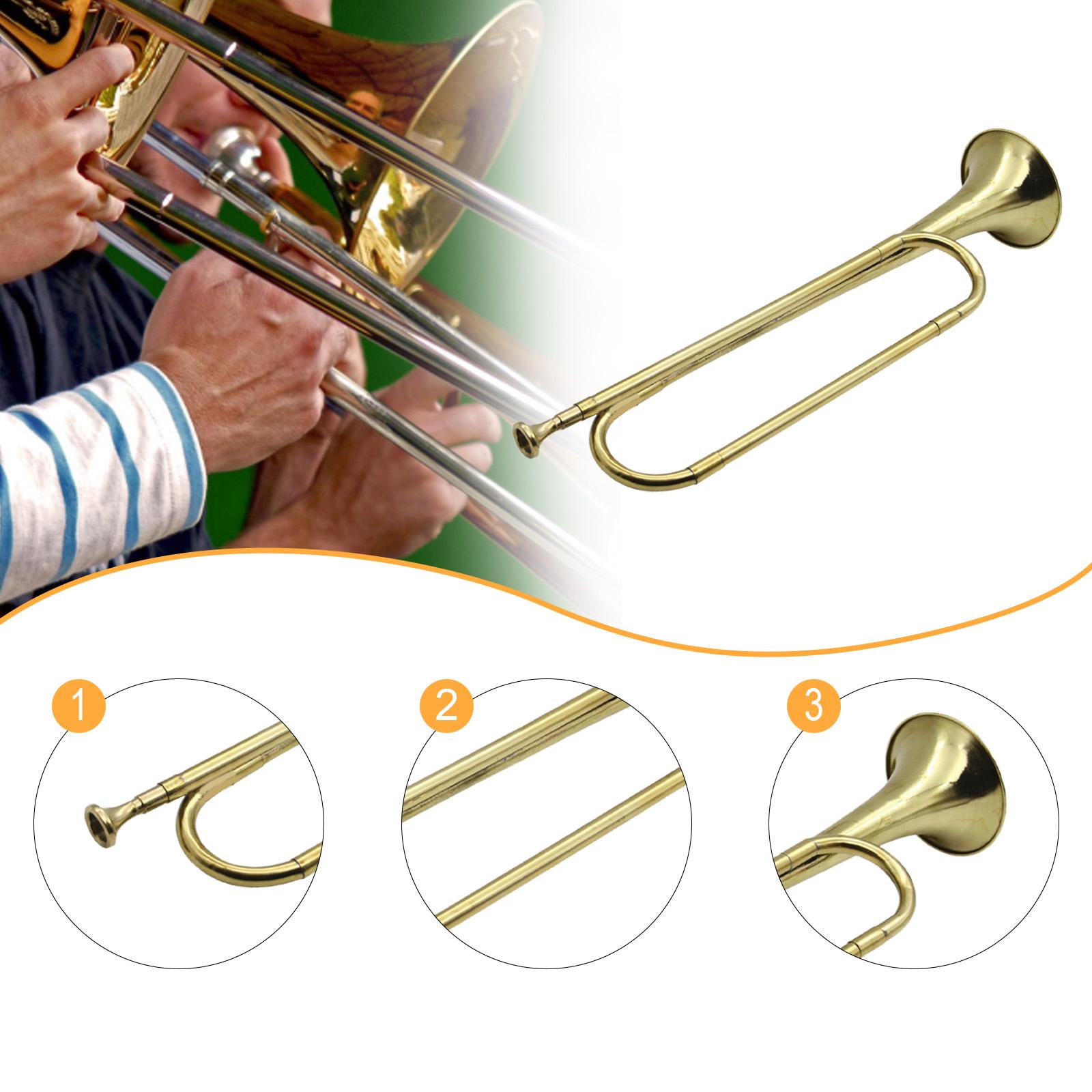 Brass Trumpet Bugle Music Inst - Musical Instrument In Orchestra 评论和价格