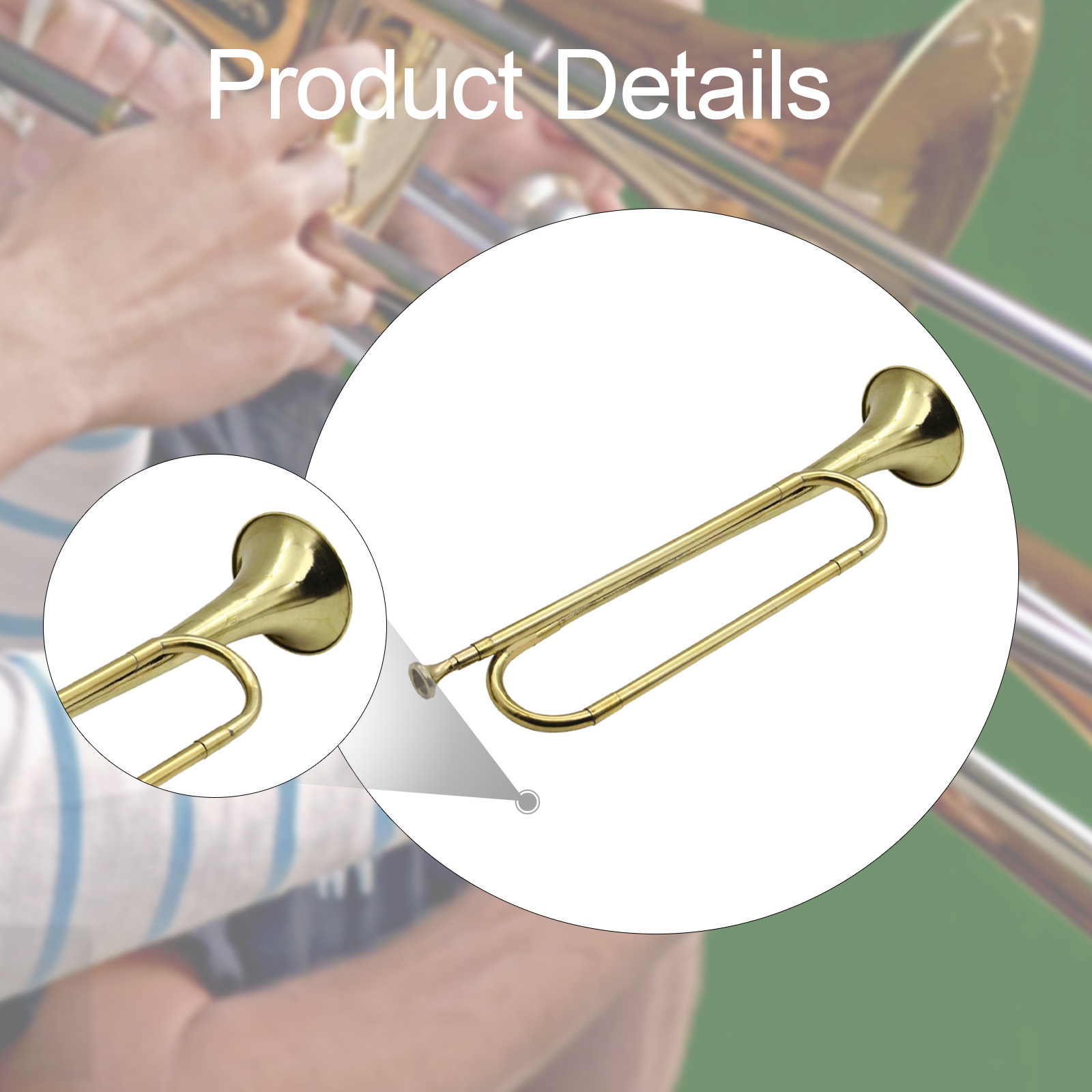 Brass Trumpet Bugle Music Inst - Musical Instrument In Orchestra 评论和价格