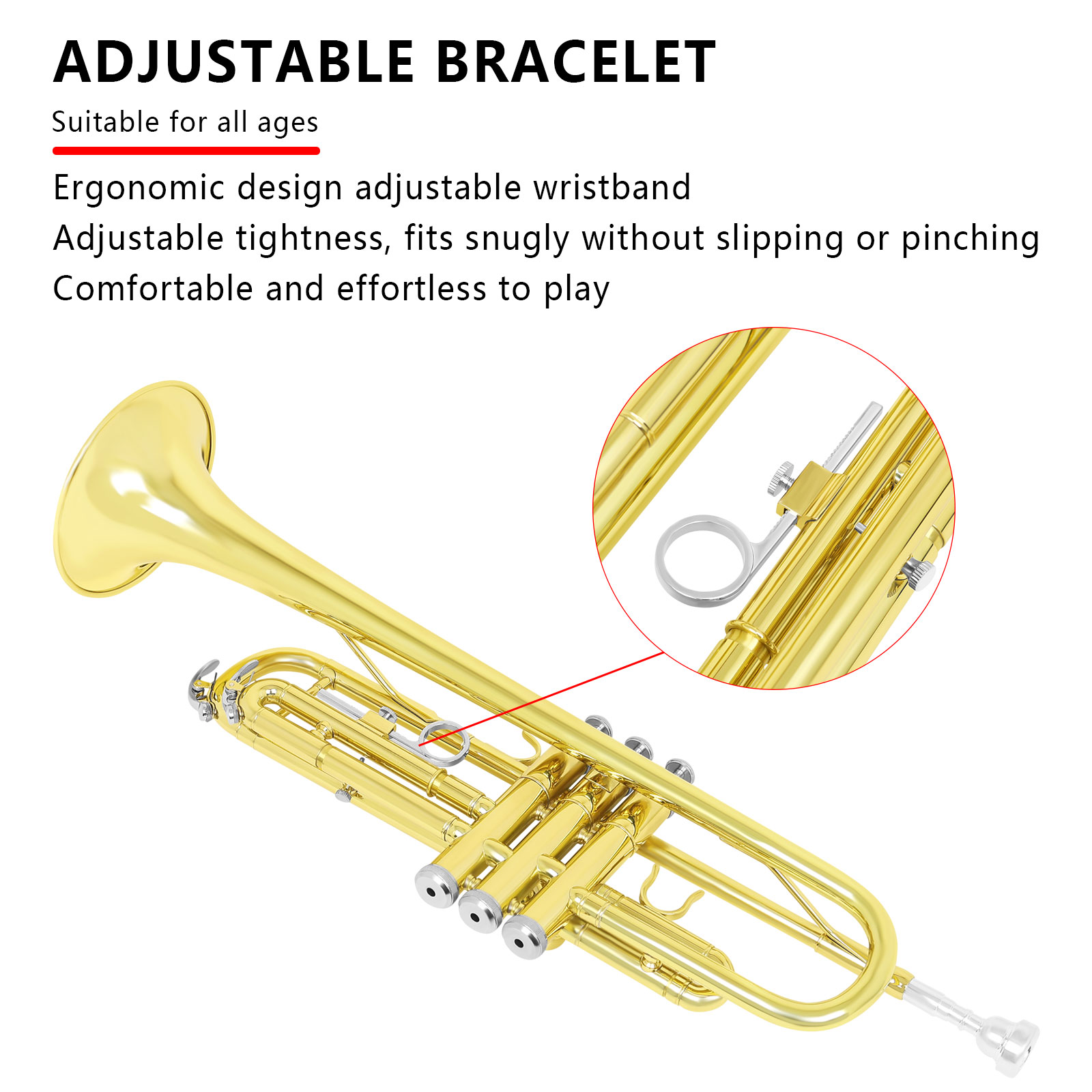  Lacquer Gold Brass Trumpet B - Musical Instrument In Orchestra 评论和价格