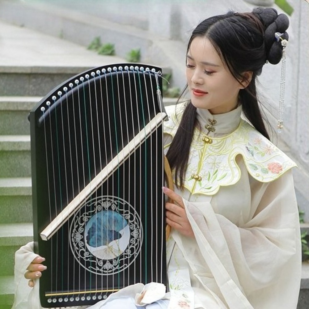 Wooden 21-string Mini Guzheng  - Musical Instrument Guzheng 评论和价格