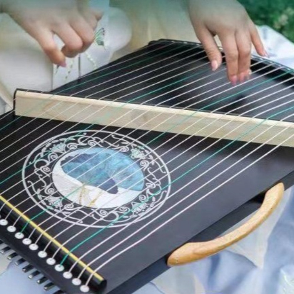 Wooden 21-string Mini Guzheng  - Musical Instrument Guzheng 评论和价格